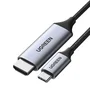 Cabo USB C Thunderbolt 3 Para HDMI Ugreen 2.0 4k 60hz 1.5m