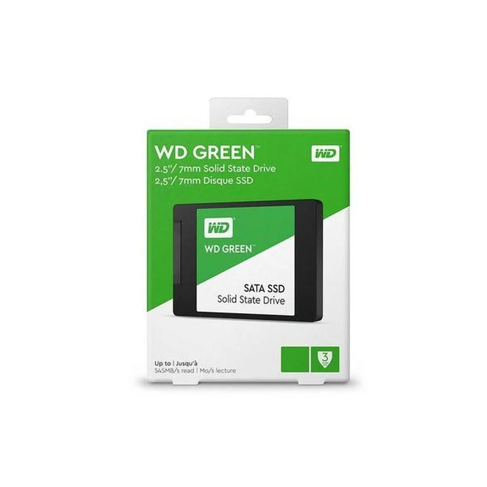 SSD WD Green 480GB, SATA 3, Leitura 545MB/s E Gravação 430MB/s - WDS480G2G0A SSD WD Green 480GB, SATA 3, Leitura 545MB/s E Gravação 430MB/s - WDS480G2G0A