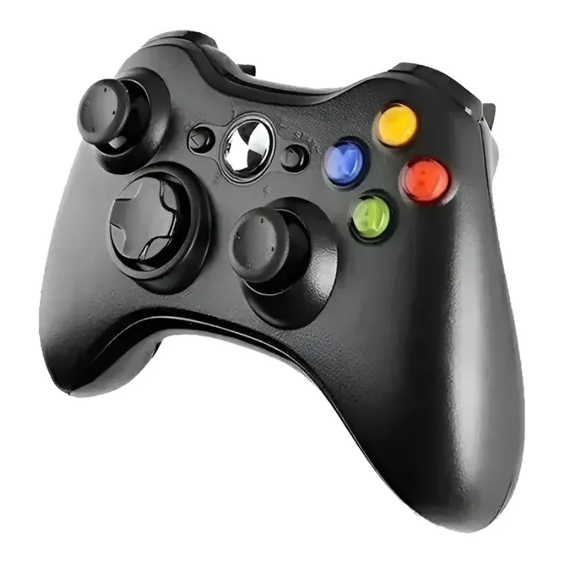 Controle Sem Fio Wireles Compatível Com XBOX-360 PC Android Algumas Tv Smart Samsung  Cor Preto