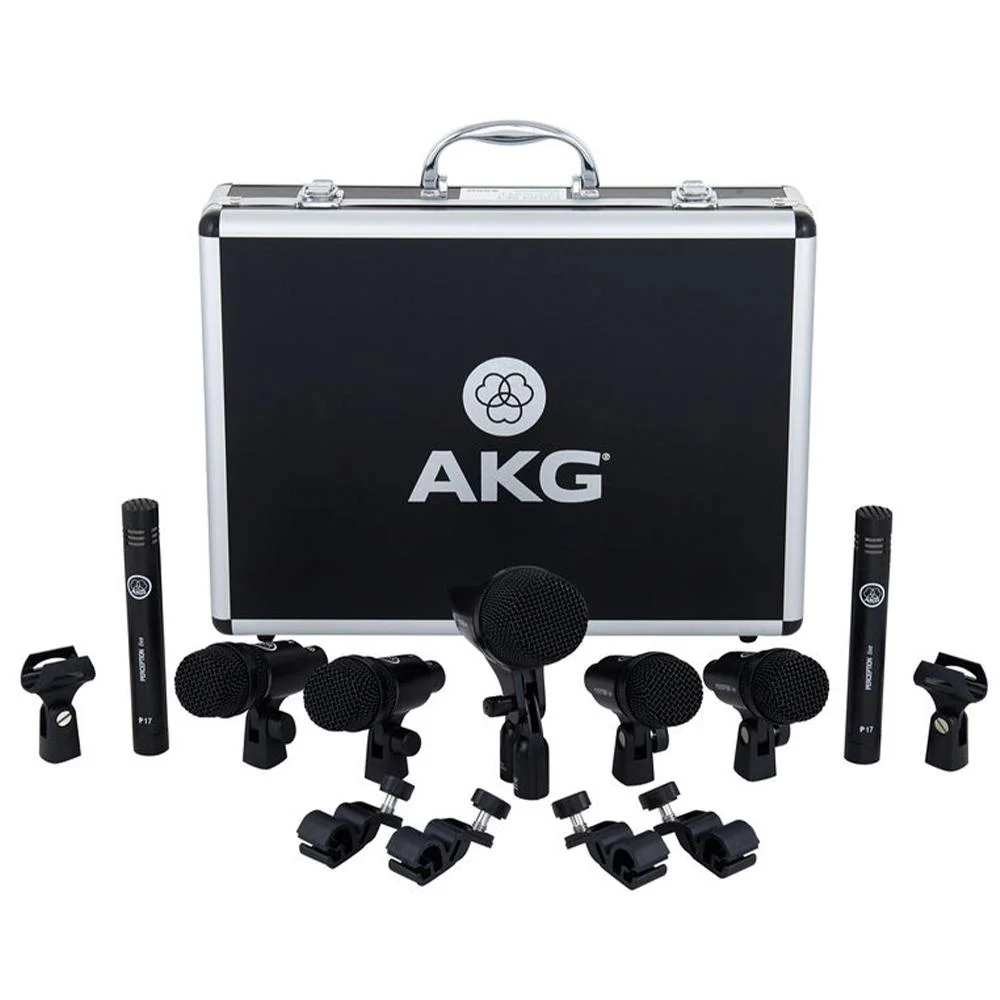 Kit de Microfone Para Bateria AKG Drum Set KaBuM