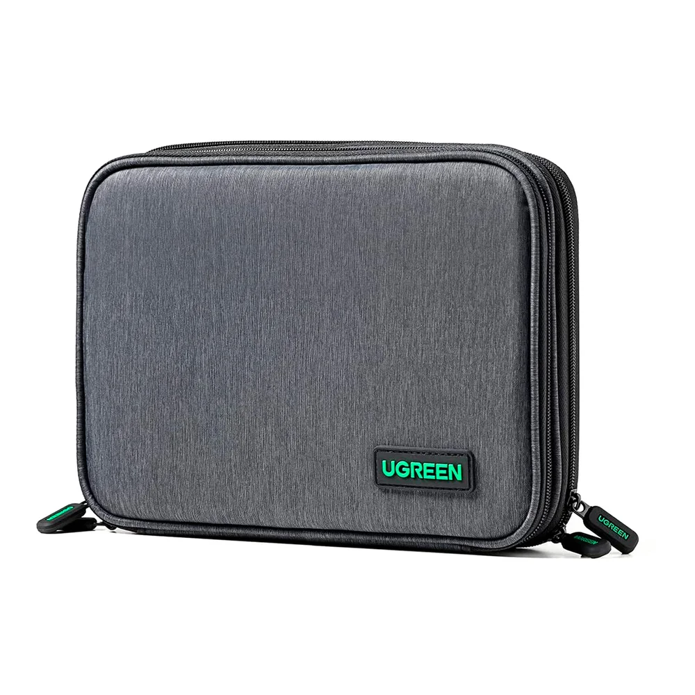 Ugreen Case Bag Duplo Acessórios Mini Ipad Nintendo Cabos Hd Ugreen Case Bag Duplo Acessórios Mini Ipad Nintendo Cabos Hd