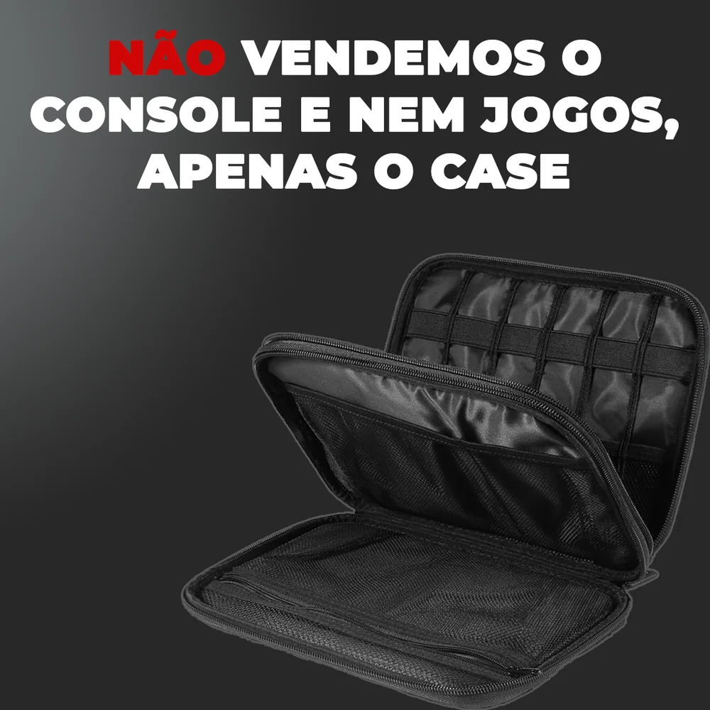 Ugreen Case Bag Duplo Acessórios Mini Ipad Nintendo Cabos Hd Ugreen Case Bag Duplo Acessórios Mini Ipad Nintendo Cabos Hd