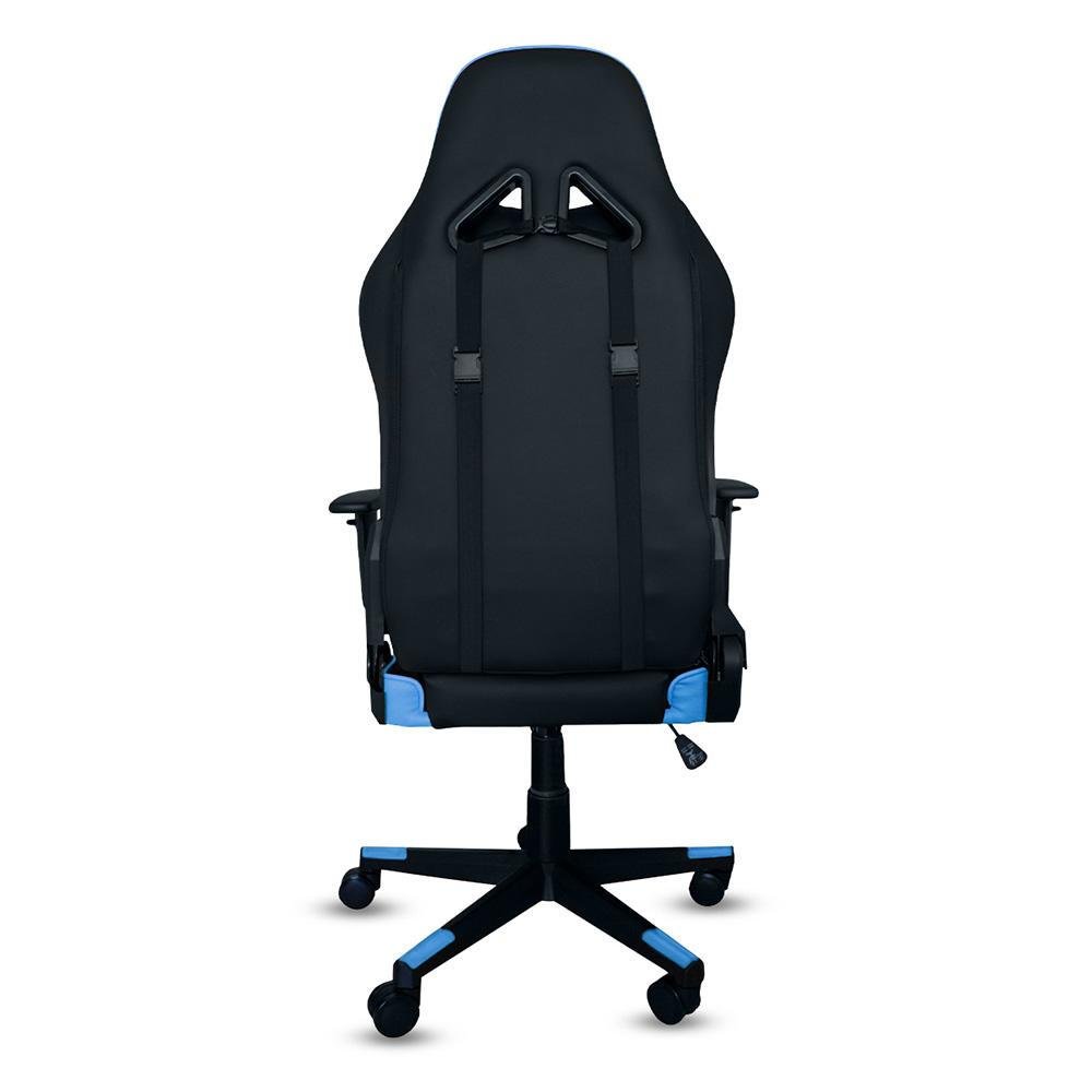 Cadeira Gamer XT Racer Viking, Reclinável, Ergonômica, Couro Sintético, Preto e Azul Cadeira Gamer XT Racer Viking, Reclinável, Ergonômica, Couro Sintético, Preto e Azul