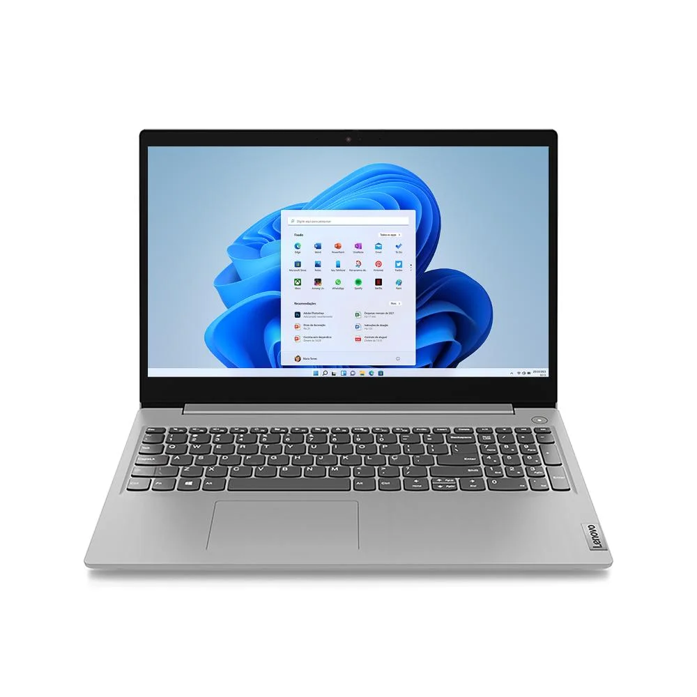 Notebook Lenovo Ideapad 3i Core I3 10110u 4GB, DDR4, SSD 256GB, Win 11 Home Tela 15.6 Polegadas- 82bs000jbr Notebook Lenovo Ideapad 3i Core I3 10110u 4GB, DDR4, SSD 256GB, Win 11 Home Tela 15.6 Polegadas- 82bs000jbr