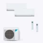Ar-condicionado Multi Split Daikin Advance Inverter Evaps 9000 + 12000 Btus + Cond 18000 Btus Quente/frio 220v