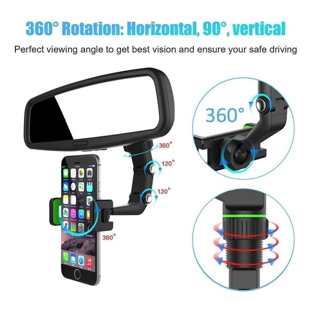 Suporte Para Celular E Suporte Para Gps, Rotação De 360 Graus