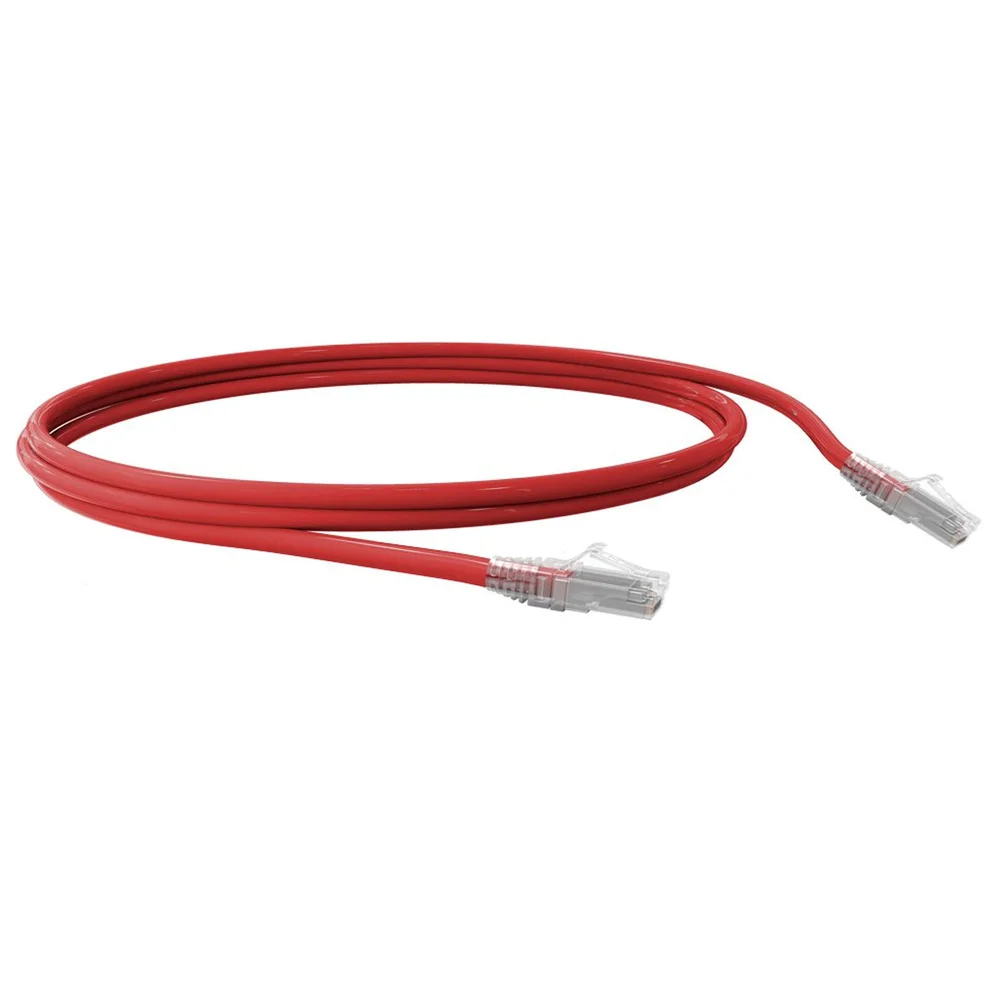 Patch Cord U/utp Cat.6 Cmx T568a/b 1.5 Metro Vermelho