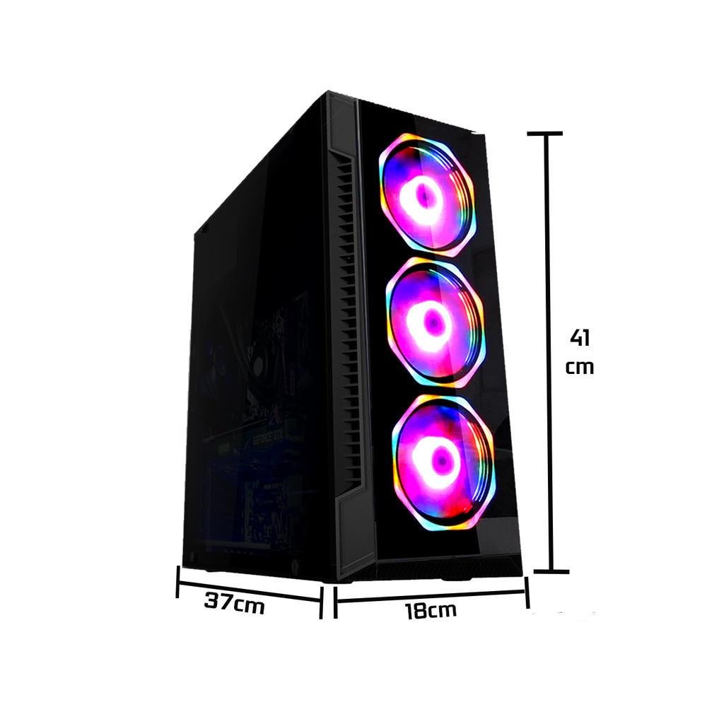 Pc Gamer Fácil Intel 12 Geraço Fonte 750w KaBuM