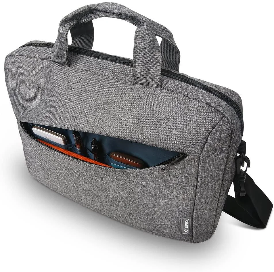 Mochila Transversal Lenovo Casual T210 Cinza Até
