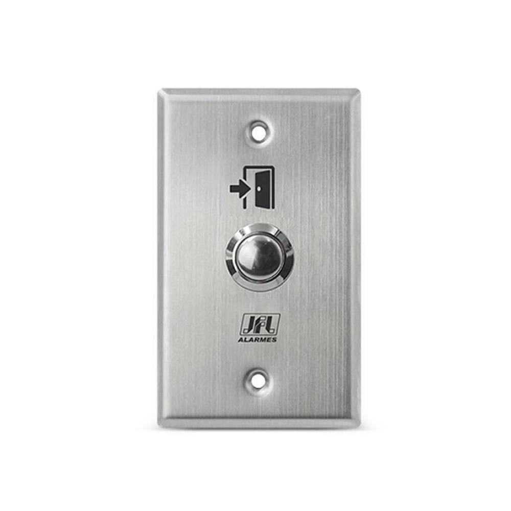 Botoeira De Embutir Com Acabamento Aço Inox Jfl B301