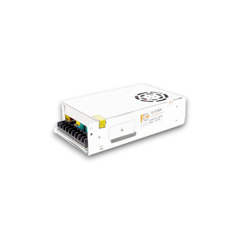 Fonte Chaveada Colmeia 12v 33a Bivolt Multiuso Fc1233cn - Fc Fontes