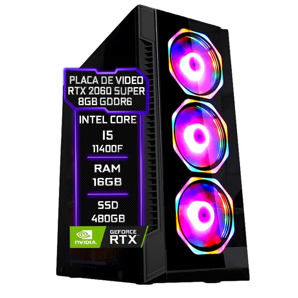 Pc Gamer I5 16GB RTX 2060 Super 8GB SSD480 KaBuM