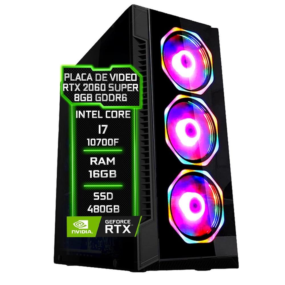 Pc Gamer I7 16GB RTX 2060 Super 8GB SSD 480 KaBuM