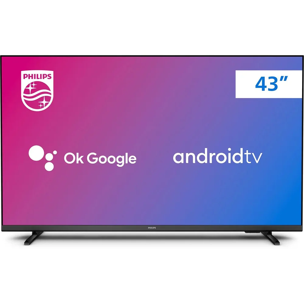 Smart Tv Philips 43 Pol. LED Full HD, 3 HDMI, 2 USB, Wi-Fi, Bluetooth, Android - 43pfg6917 Smart Tv Philips 43 Pol. LED Full HD, 3 HDMI, 2 USB, Wi-Fi, Bluetooth, Android - 43pfg6917