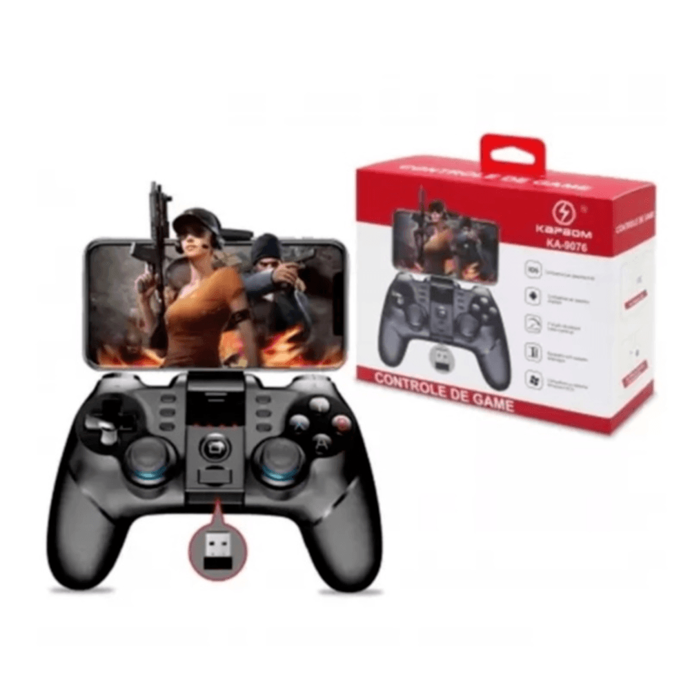 Controle Sem Fio Para Android, Ios, Windows, Pc/Notebook - Ka-9076 Controle Sem Fio Para Android, Ios, Windows, Pc/Notebook - Ka-9076