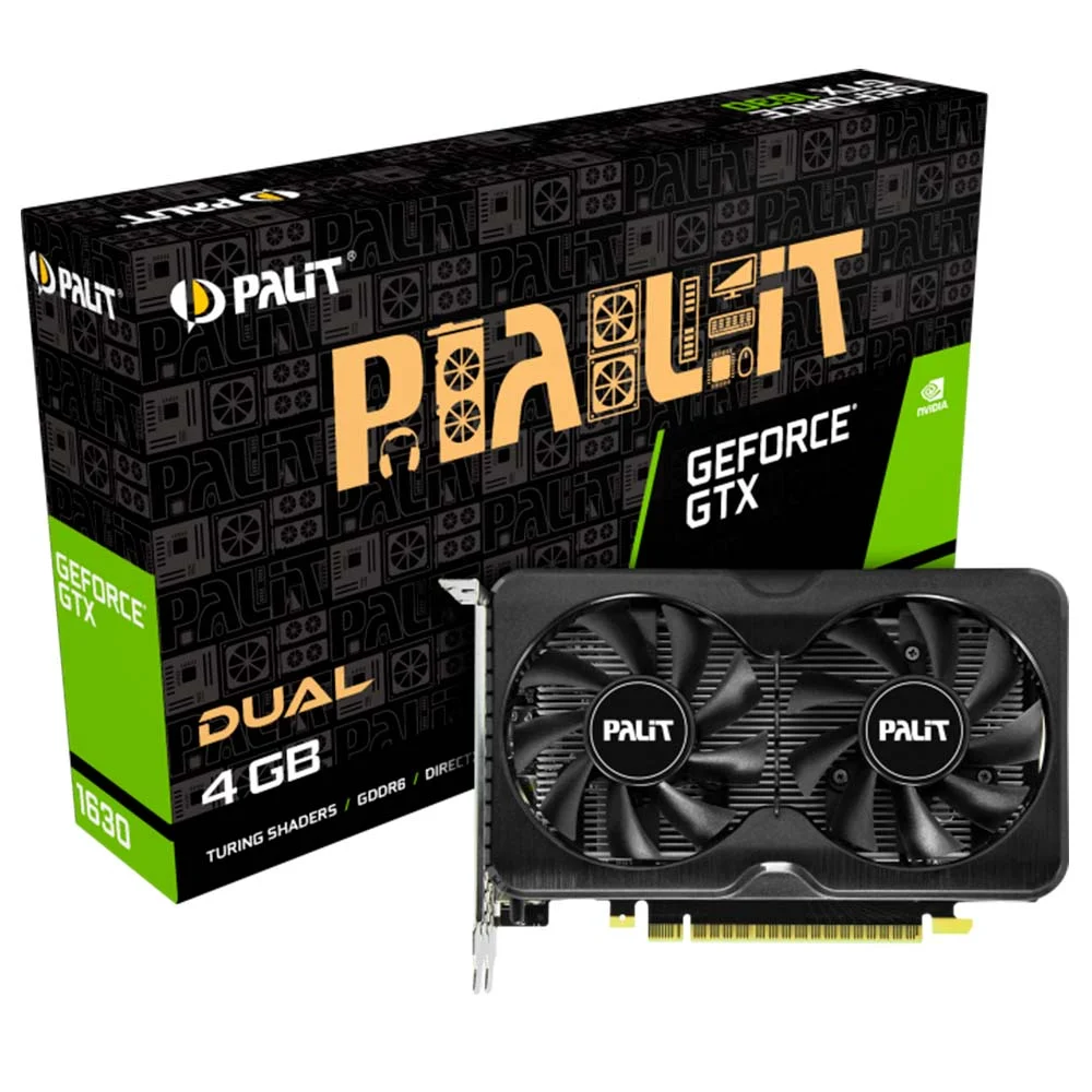 Placa De Vídeo Palit Nvidia GeForce GTX 1630