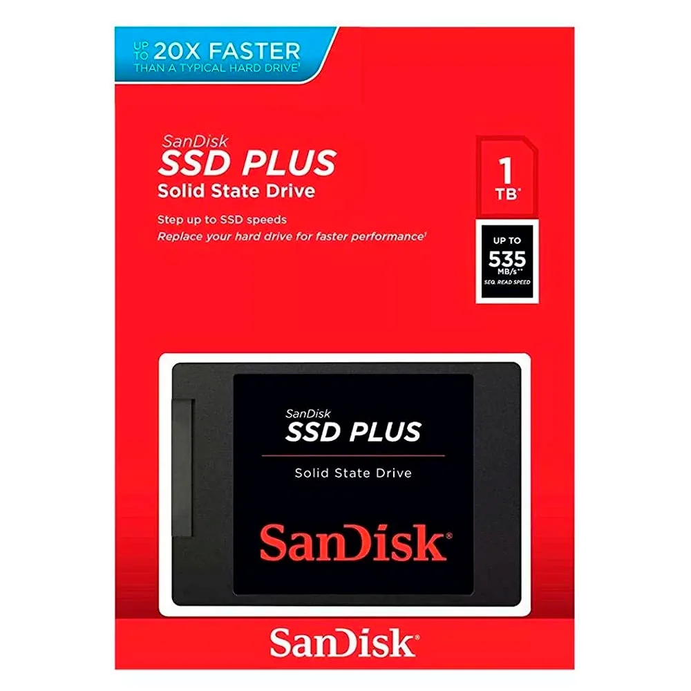 【ほぼ未使用】SSD1TB SanDisk SDSSDA-1T00 使用37時間 SSD Sandisk Plus 1TB SATA III 25 SDSSDA1T00G27