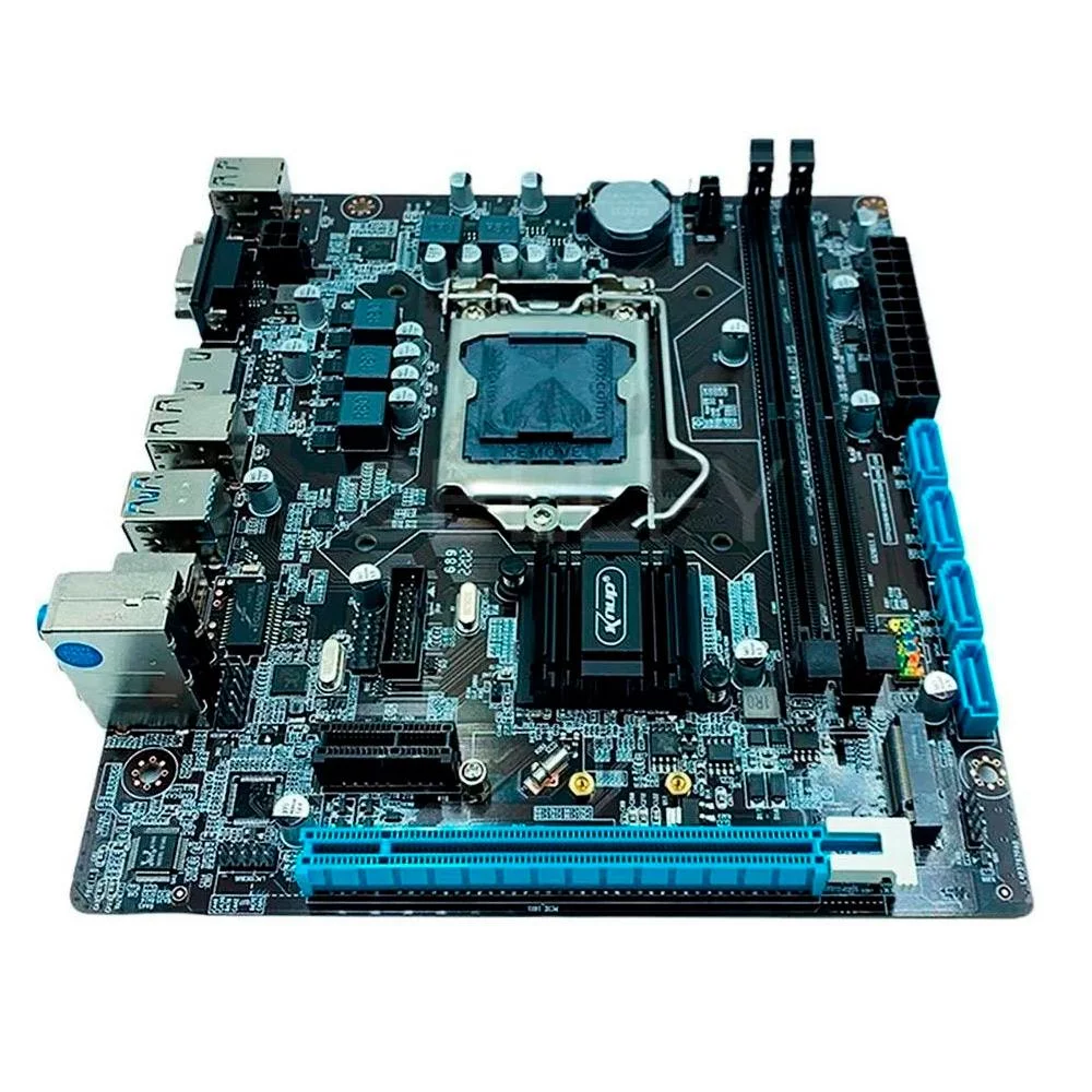 Placa-Mãe Knup, Intel 1151 H110 6ª E 7ª Geração, 2xDDR4, M.2, HDMI e VGA - KP-H110 Placa-Mãe Knup, Intel 1151 H110 6ª E 7ª Geração, 2xDDR4, M.2, HDMI e VGA - KP-H110