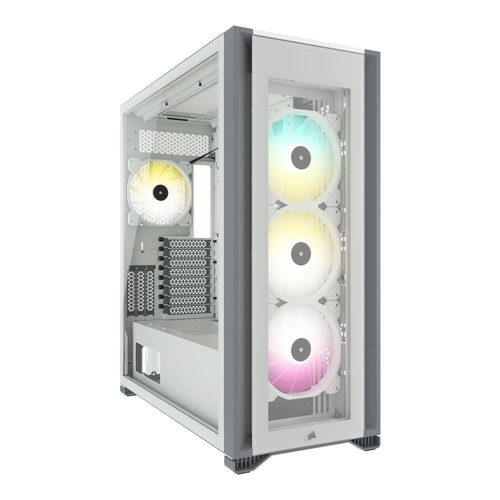 Gabinete Corsair Icue 7000x RGB, FULL-tower White - Cc-9011227-ww Gabinete Corsair Icue 7000x RGB, FULL-tower White - Cc-9011227-ww