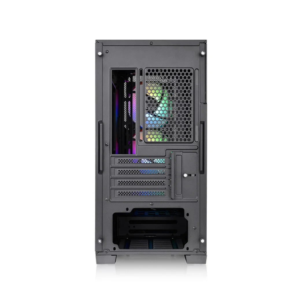 Gabinete Thermaltake Divider 170 TG, Mid-Tower, ArGB, M-ATX, Vidro, Com 2 Fans, Black Edition - Ca-1s4-00s1wn-00 Gabinete Thermaltake Divider 170 TG, Mid-Tower, ArGB, M-ATX, Vidro, Com 2 Fans, Black Edition - Ca-1s4-00s1wn-00