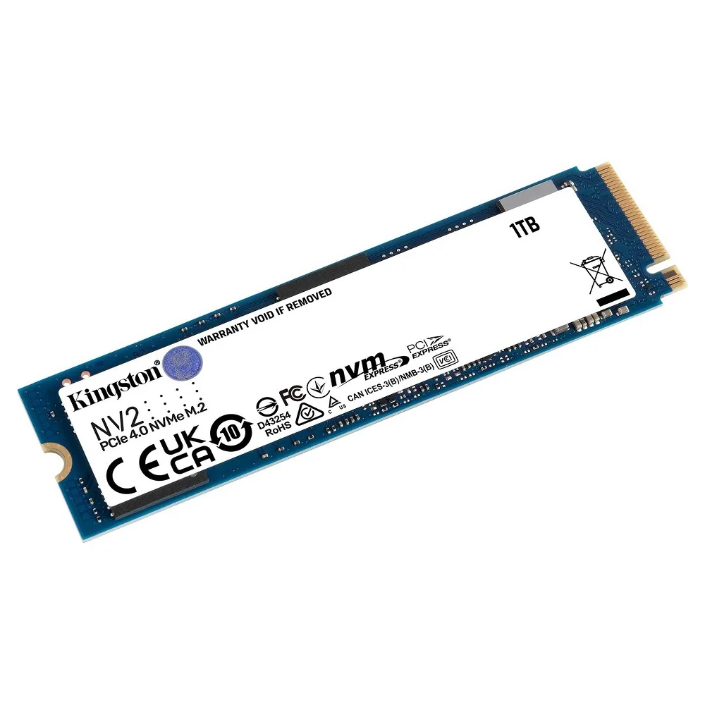SSD 1TB Kingston Nv2, M.2 2280 PCIe, NVMe, Leitura 3500MB/s, Gravação 2100MB/s - Snv2s/1000g SSD 1TB Kingston Nv2, M.2 2280 PCIe, NVMe, Leitura 3500MB/s, Gravação 2100MB/s - Snv2s/1000g