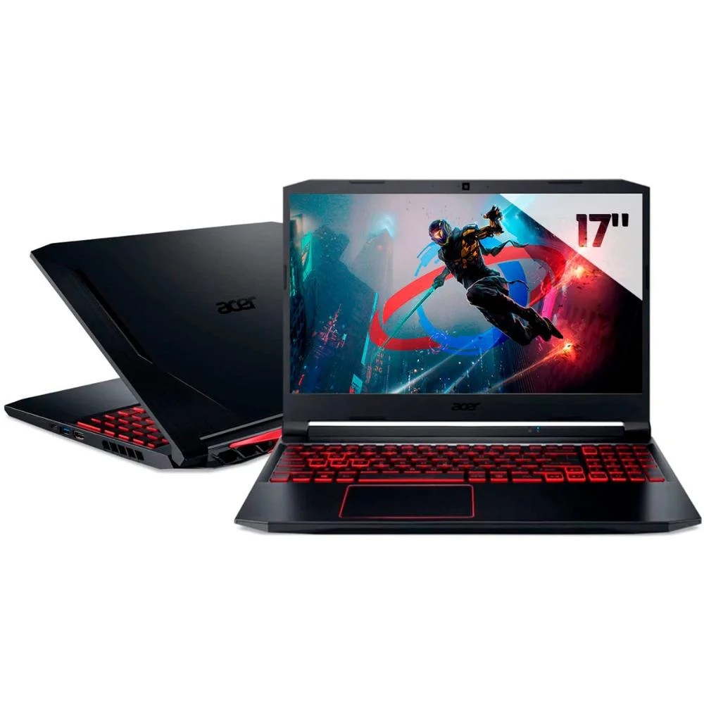 Notebook Gamer Acer Intel Core i5, 32GB RAM, SSD 1TB, 17.3 Polegada Full HD, Windows 11, Preto Notebook Gamer Acer Intel Core i5, 32GB RAM, SSD 1TB, 17.3 Polegada Full HD, Windows 11, Preto