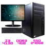 Computador Option Info Completo, Intel Core I3 4130, 4GB, SSD 240GB, Windows 10 Pro + Monitor 19 Full HD + Kit