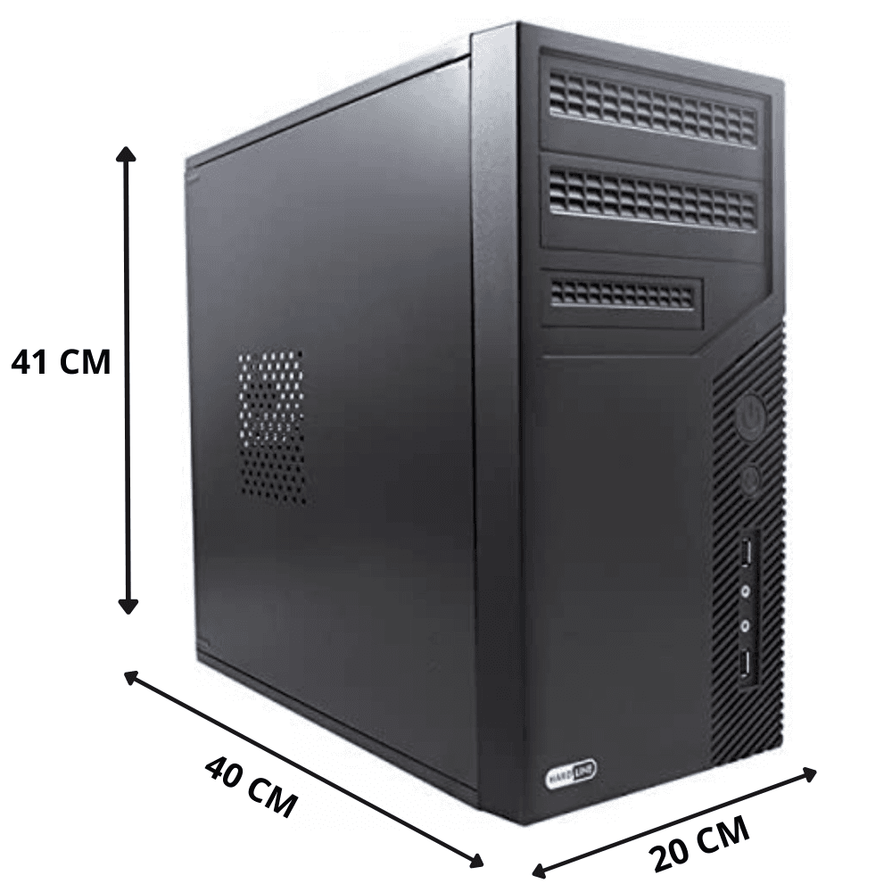 Computador Option Info Completo, Intel Core I3 4130, 4GB, SSD 240GB, Windows 10 Pro + Monitor 19 Full HD + Kit Computador Option Info Completo, Intel Core I3 4130, 4GB, SSD 240GB, Windows 10 Pro + Monitor 19 Full HD + Kit