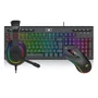 Kit Teclado Headset E Mouse Redragon RGB, Teclado Karura 2, Headset Gamer Redragon Scylla, Mouse Redragon Nothosaur 3