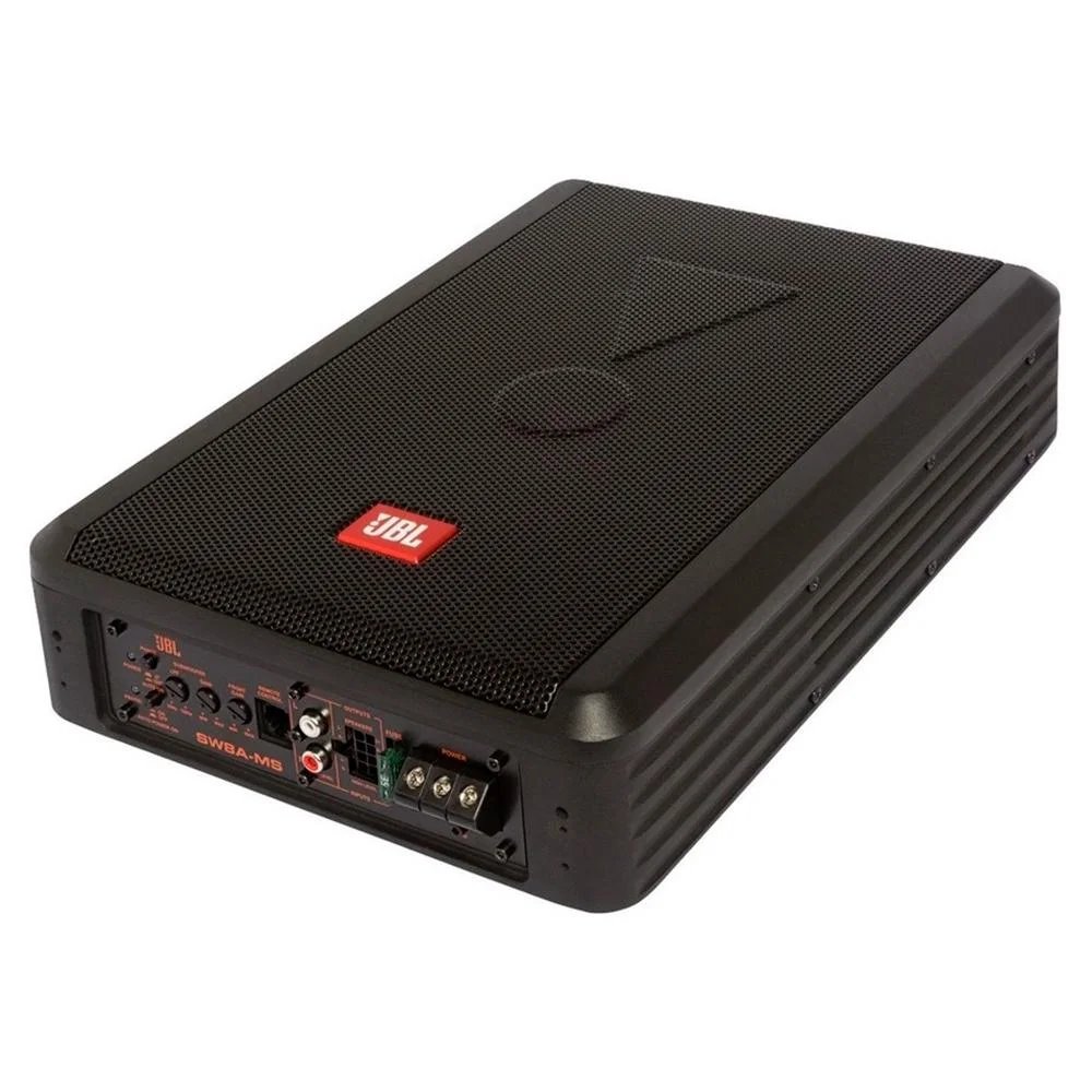 Subwoofer Ativo JBL, Sw8a-ms, Slim, Automotivo 8 Polegadas, 200WRMS