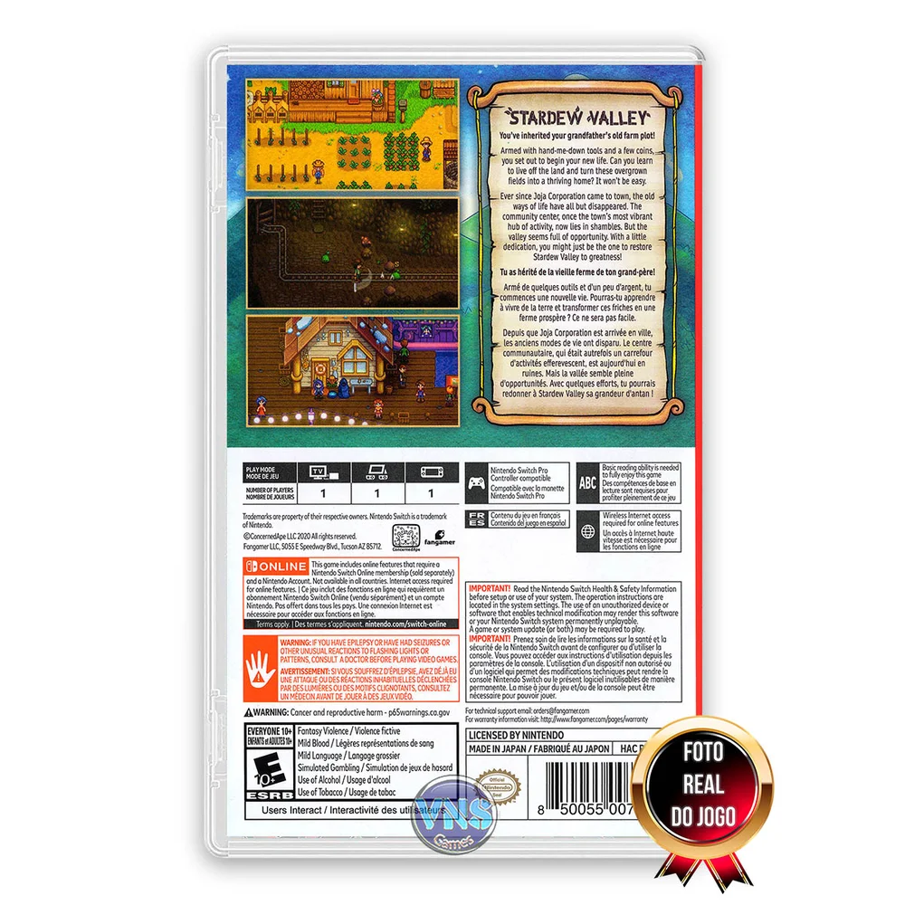 Stardew Valley Switch 850055007994 KaBuM