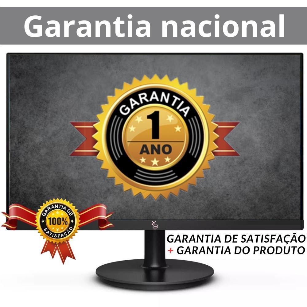 Monitor HQ 19.5HQ-LED+, 19.5" LED Widescreen, 75hz, 2ms, 1600x900, HDMI, VESA, Ajuste De Inclinação Monitor HQ 19.5HQ-LED+, 19.5" LED Widescreen, 75hz, 2ms, 1600x900, HDMI, VESA, Ajuste De Inclinação