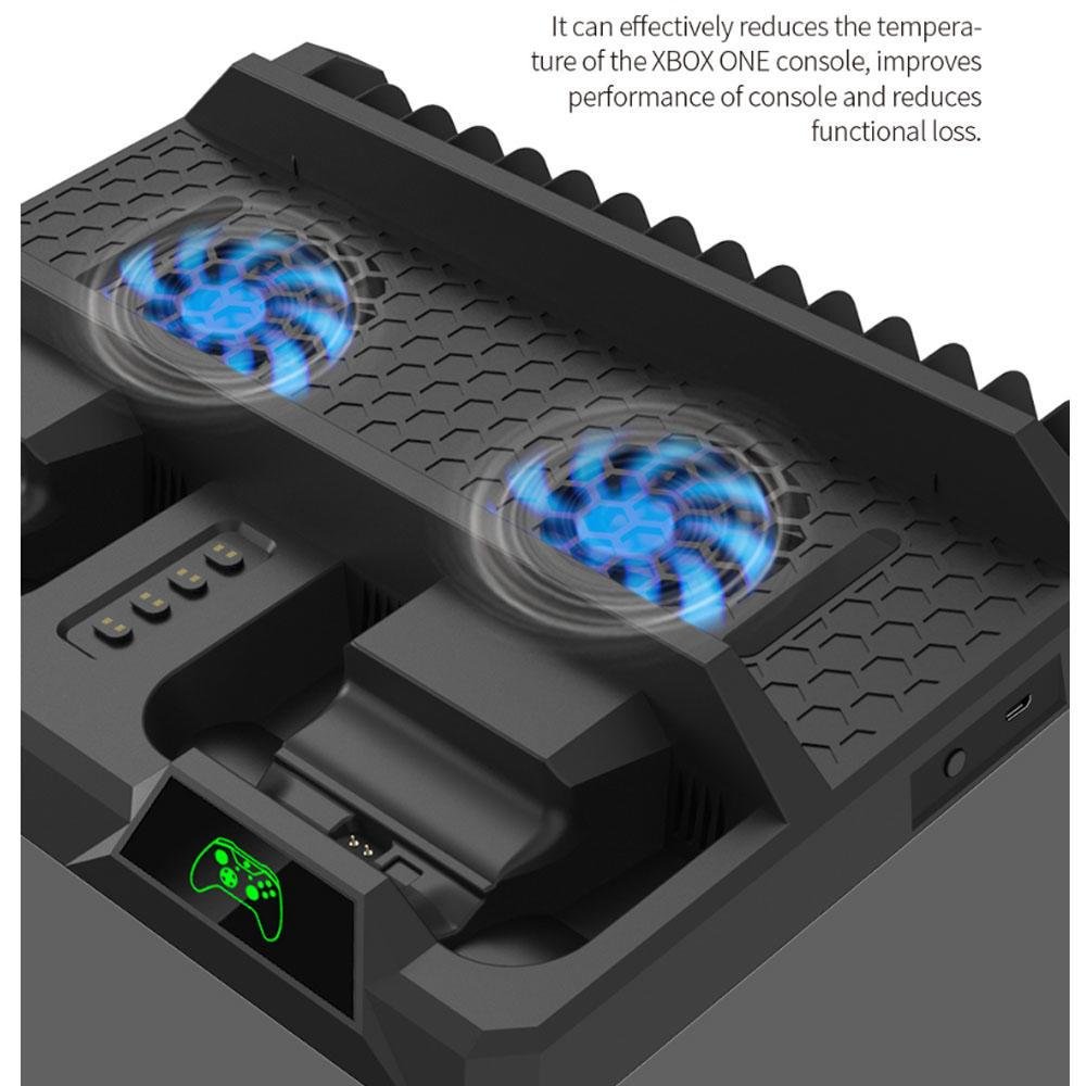 Base Multifuncional De Carregamento E Resfriamento, Dobe, Para X-One / One X / One S Base Multifuncional De Carregamento E Resfriamento, Dobe, Para X-One / One X / One S