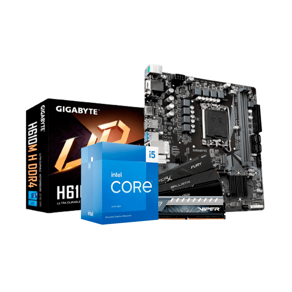 Kit Upgrade Intel Core I5 13400f, Placa Mãe Gigabyte H610m H | KaBuM!