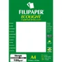 Papel A4 Verge Branco Ecolight 180g. Cx-20 Filiperson
