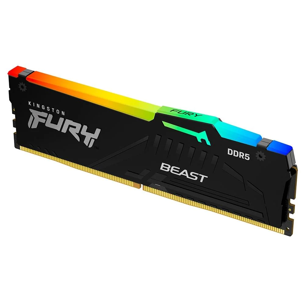 Memoria DDR5 16GB Kingston Fury Beast5600mhz RGB