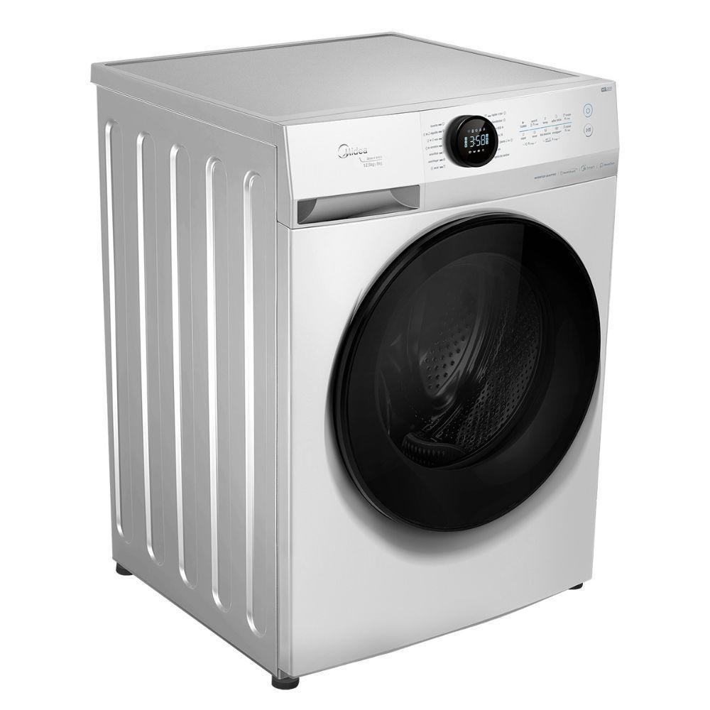 Lava E Seca Midea Healthguard Smart 12,5kg,Mf200d125wb/wk, Branca, Com 14 Programas E WIFI, 220v Lava E Seca Midea Healthguard Smart 12,5kg,Mf200d125wb/wk, Branca, Com 14 Programas E WIFI, 220v