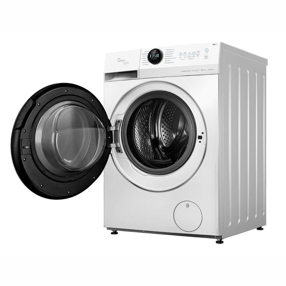 Lava E Seca Midea Healthguard Smart 12,5kg,Mf200d125wb/wk, Branca, Com 14 Programas E WIFI, 220v Lava E Seca Midea Healthguard Smart 12,5kg,Mf200d125wb/wk, Branca, Com 14 Programas E WIFI, 220v