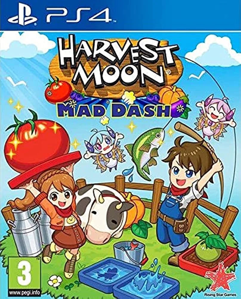Jogo Harvest Moon,Mad Dash, Ps4 Jogo Harvest Moon,Mad Dash, Ps4