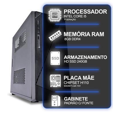 Computador Intel Core I5 7 Geraço 8GB KaBuM