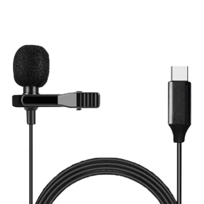 Microfone De Lapela Typec Stereo Xcml03 KaBuM