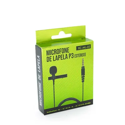 Microfone De Lapela Typec Stereo Xcml03 KaBuM