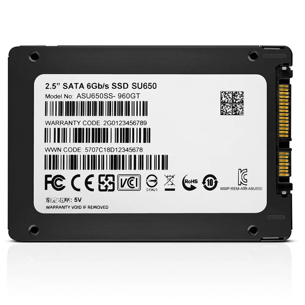 SSD Adata 960GB 25 Polegadas Sata Iii 6GBs KaBuM
