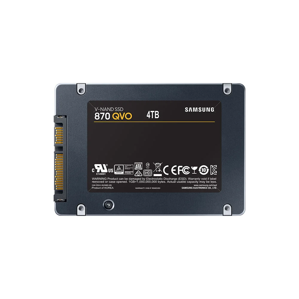 SSD Samsung 4TB 870 Qvo Sata 3 Mz77q4t0bw KaBuM