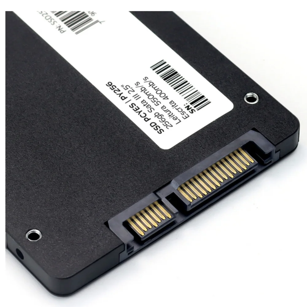 SSD PCYES, 256GB, SATA III, TLC 3D, Leitura: 550MB/s, Gravação: 400MB/s - SSD25PY256E SSD PCYES, 256GB, SATA III, TLC 3D, Leitura: 550MB/s, Gravação: 400MB/s - SSD25PY256E