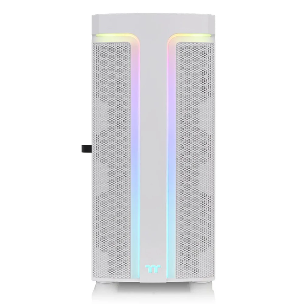 Gabinete Thermaltake H590 Tg Argb, Mid-Tower, Vidro, Branco - Ca-1x4-00m6wn-00 Gabinete Thermaltake H590 Tg Argb, Mid-Tower, Vidro, Branco - Ca-1x4-00m6wn-00