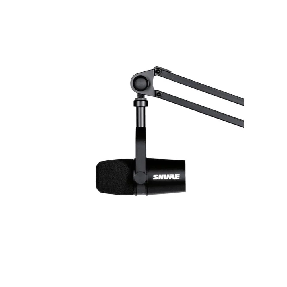 Microfone Dinâmico Shure Mv7 P Podcast Preto