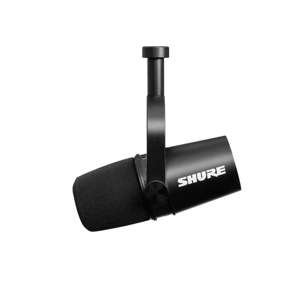 Microfone Dinâmico Shure Mv7 P Podcast Preto