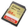 Cartão Sdxc 64GB, Sandisk Extreme 4k 170mb/s Uhs-i,V30, U3,Classe 10