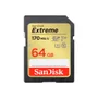 Cartão Sdxc 64GB, Sandisk Extreme 4k 170mb/s Uhs-i,V30, U3,Classe 10